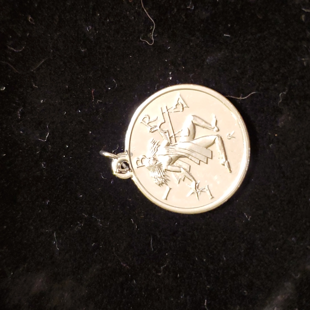 Sterling Zodiac Coin Charm